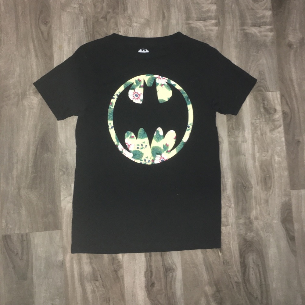 NWOT Batman Floral T-Shirt